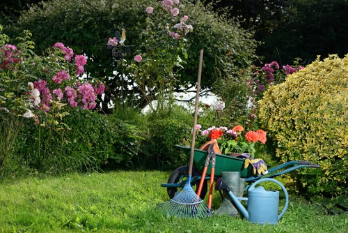 Eco-friendly pressure washing process in action