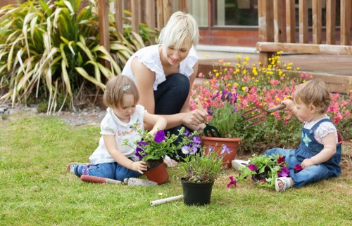 Expert cleaning of outdoor surfaces using pressure washing