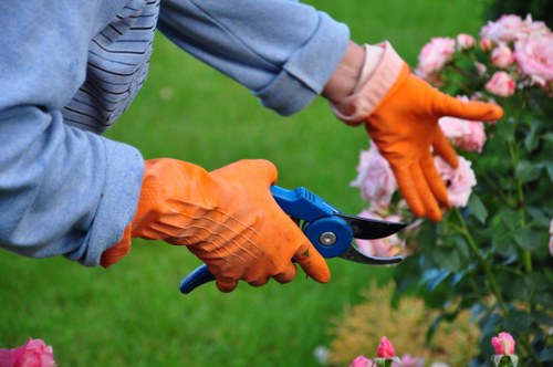 Close-up of a pressure washing nozzle cleaning a surface